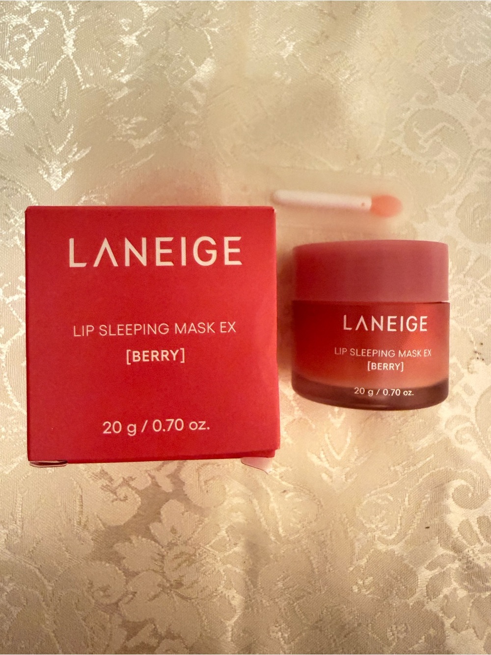 Laneige Lip Sleeping Mask EX in the Berry scent.